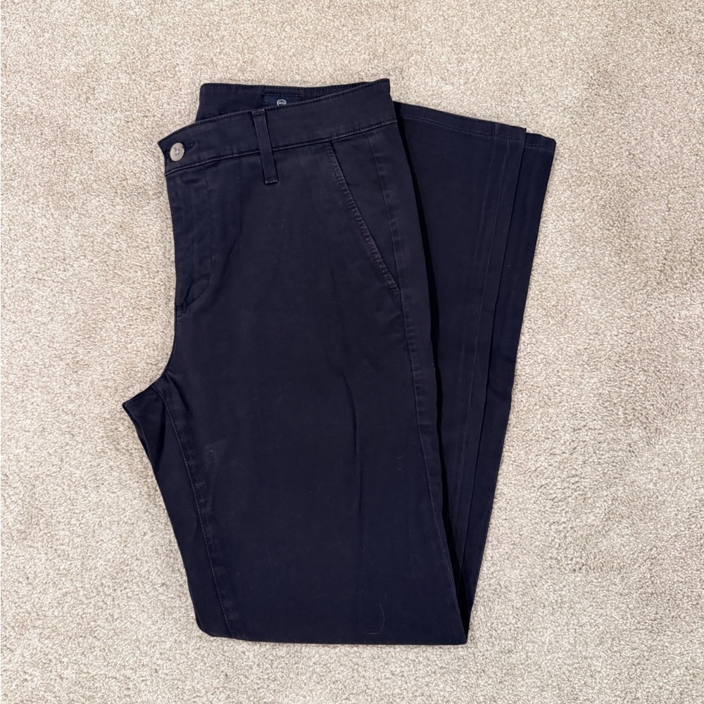 Ag Adriano Goldschmied Navy Trousers